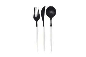 Sophistiplate 817654024524 Bella Flatware Cutlery Set For 12 Fork Spoons And Knives Silver