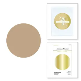 Spellbinders 812062037456 Hot Foil Plate Circle Bronze Spellbinders 812062037456 Hot Foil Plate Circle Bronze