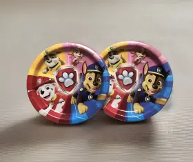 Spin Master 011179204953 New Lot Of 2 Paw Patrol 8ct Chase Marshall Rocky Skye 8in Paper Party Plates