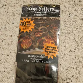 670446 Spirit Halloween 40 Ft Long Field Of Screams Scene Setter Room Roll Nip New