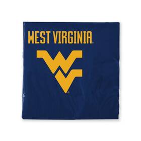 Spirit Products Sptp-cs511-conceptschlg West Virginia University Logo Navy Paper Luncheon Napkins