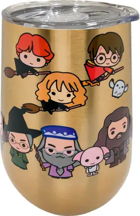 16982 Spoontiques Harry Potter Stainless Steel Wine 16 Ounces Cartoon