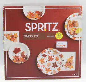Spritz 196761758653 Fall Theme Party Kit For 8 Place Cards Snack And Dinner Plates Napkins