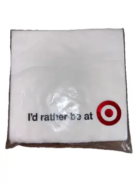 Spritz 198420240004 I D Rather Be At Target Lunch Napkins- 30 Ct 12 7/8 X New In Package