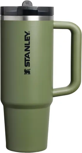 10-12485-080 Stanley Quencher Protour Flip Straw Tumbler With 30 Ounces Dried Pine Vrt