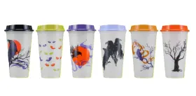 Starbucks 762111506740 Fall 2022 Reusable Plastic Hot 3.5 Inches X 6.5 Multicolor