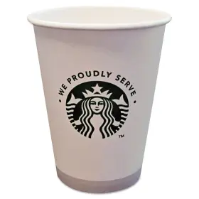Sbk11098806 Starbucks Hot Cups 12oz White With Green Logo 1000/carton 11033279