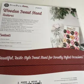 Starpack Home 351238002030 2x Star Pack Donut Wall Stand Reusable 16 Peg For Party New