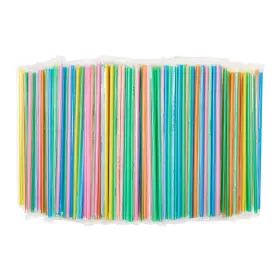 Stockroom Plus 194425382350 600-pack Colorful Individually Wrapped Plastic Drinking Straws