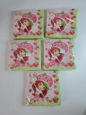 Strawberry Shortcake 192937481684 Retro Y2k Small Napkins 16 Birthday Party Beverage Lot