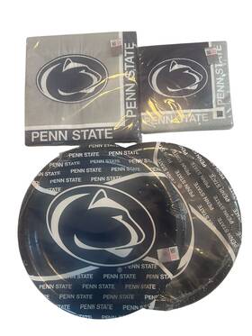 Sturdy Style 37574 Penn State Nittany Lions Ncaa University College Sports Party Set New And Sealed