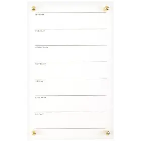 89241312 Sugar Paper Essentials 16 Inch X10 Glass Dry Erase Board