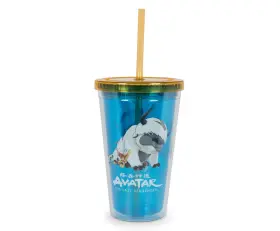 Surreal Entertainment 849795069577 Avatar The Last Airbender Aang And Appa Carnival Cup With 16 Ounces Blue