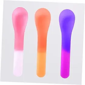 Spoons30 Tangerine Company 30 Color-changing Ice Cream Spoons - Dessert Pieces Pink Orange Lavender