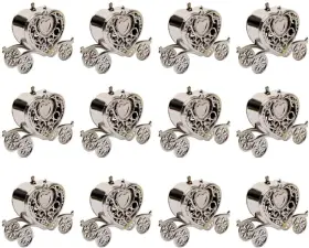 Taotenish 414892876049 12-pack Heart Shaped Candy Boxes Carriage Gift Box Wedding Party Favor