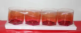 Target 886804159713 Bullseye S Playground Pack Of 4 Ombre Cups - Pink/orange 10.14oz New