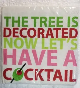 Psl-1365 Target Holiday Cocktail Napkins Drink Beverage Humorous Contemporary 2-ply 20 Count New