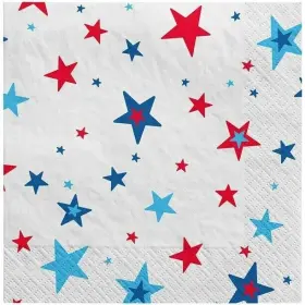 Target Sun Squad 192937238806 120ct Lunch Napkin Stars On White - Nip