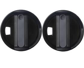 Tazanma 40oztl 40oz Tumbler Lid For Stanley 2 Pcs Replacement Spill 40 Oz Black