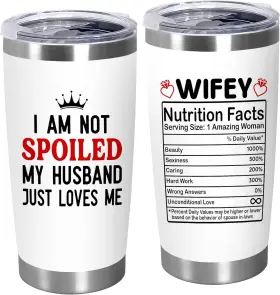 Mln4135lth Teezwonder Gifts For Wife - Valentines Day 20oz White Nutrition