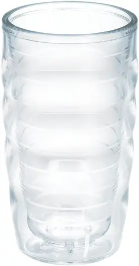 Tervis 093597329067 Clear And Colorful Tabletop Made In Usa Double Walled 10oz Wavy