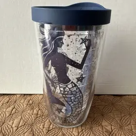 1199002 Tervis Vintage Mermaid Collage Tumbler With Wrap And 16 Ounces Navy 1199002 Tervis Vintage Mermaid Collage Tumbler With Wrap And 16 Ounces Navy
