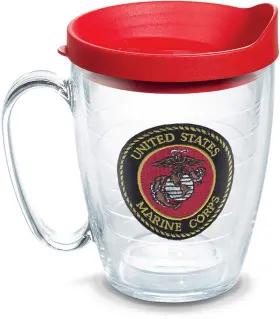 1301961 Tervis Marines Logo Made In Usa Double Walled Insulated 16 Ounces Classic