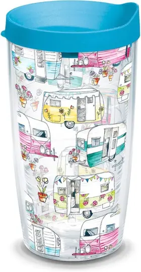 1306200 Tervis Colorful Camper Made In Usa Double Walled Insulated 16 Ounces Classic