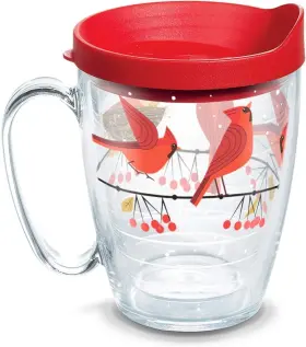 1318407 Tervis Cardinals Insulated Tumbler With Wrap And Lid 16 Oz Classic