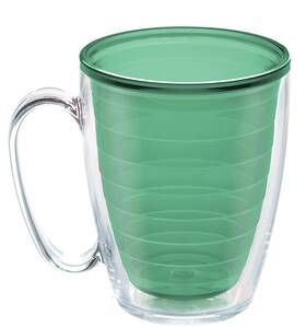 Tervis 1344293 Clear And Colorful Tabletop Made In Usa Double 16 Ounces Mangrove Green