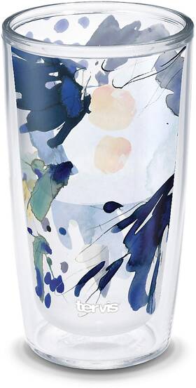 Tervis 1347465 Made In Usa Double Walled Kelly Ventura Insulated 16 Ounces Clear