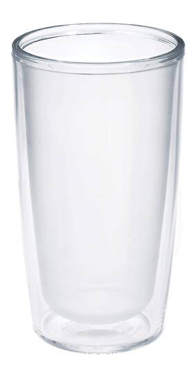 Tervis 1359209 Crystal Clear Tabletop Made In Usa Double Walled 16 Ounces