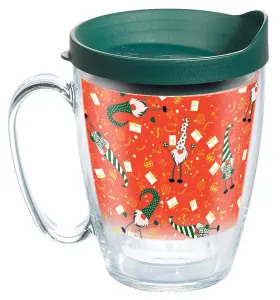 1363406 Tervis Christmas Gnomes Pattern Holiday Made In Usa Double 16 Ounces Classic
