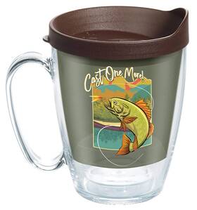 Tervis 1365670 Fishing Cast One More Made In Usa Double Walled 16 Ounces Classic