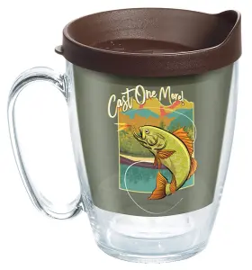1365670 Tervis Fishing Cast One More Made In Usa Double Walled 16 Ounces Classic