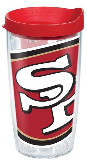 Tervis 1369544 Made In Usa Double Walled Nfl San Francisco 49ers 16 Ounces Colossal