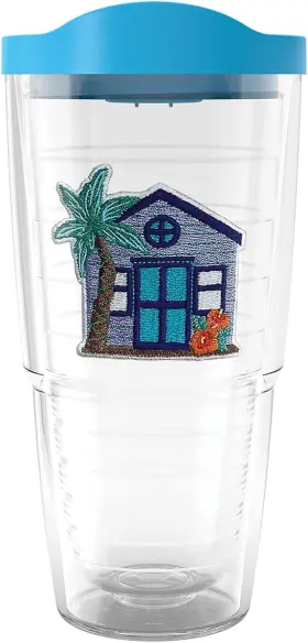1405179 Tervis Made In Usa Double Walled Beach House Retreat 24 Ounces Clear