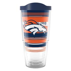 Tervis 1414906 Nfl Denver Broncos - Hype Stripes Made In Usa Double 24 Ounces Clear