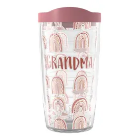 1441194 Tervis Boho Rainbow Grandma Made In Usa Double Walled 16 Ounces Clear