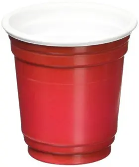 The Home Store Or Happy Party 639277009531 20ct Mini 2oz Red White Plastic Shot Glasses/cups Set Reusable/disposable