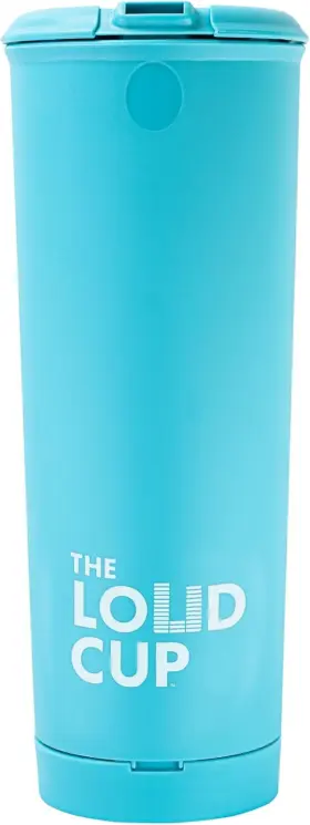 The Loudcup Company 313115228246 20 Oz Tumbler Integrated Stadium Horn Bluejay Blue - Reusable Water Bottle