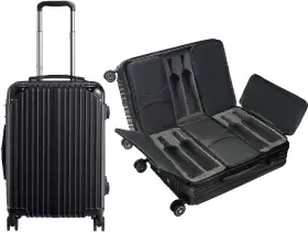 Tws-win-suit-exp-24in-new The Wine Savant Bottle Suitcase Holds 12 Standard 750 Ml Size Bottles Universal