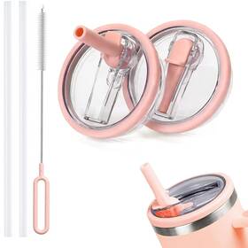 Thovy Thov-2270 Stanley Lid Replacement 40 Oz Leakproof 3.93 X 1 Inches Peach Pink