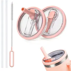Thov-2270 Thovy Stanley Lid Replacement 40 Oz Leakproof 3.93 X 1 Inches Peach Pink