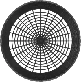 Tigerily 711181776720 4pcs Reusable Plastic Paper Plate Holders 9 Inch Round Woven