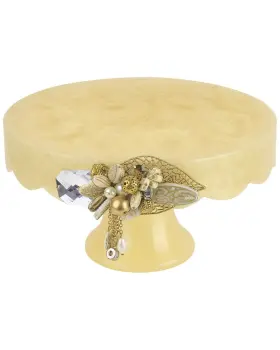 30503540770000 Tiramisu Regal Radiance Cake Serving Set Yellow