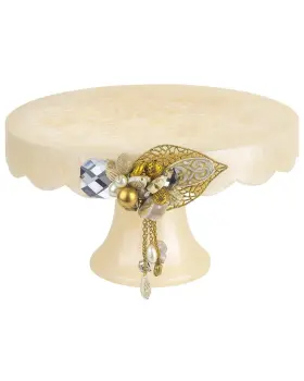 30508268920000 Tiramisu Regal Radiance Cake Serving Set White