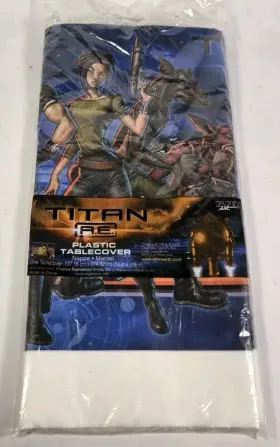 1tbl2317 Titan A.e. 2000 Table Cover 54 Inch X108 Birthday Party Supplies Cartoon New See Pix