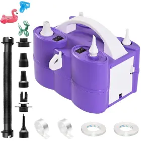 B0d7hv9nbh Togvu Electric Balloon Pump 3-in-1 Air For Inflatables And Vacuum Bags Portable