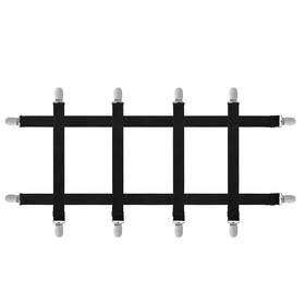 Toymis 101541 6pcs Hidden Strap Tablecloth Clips Secure Straps Under Table